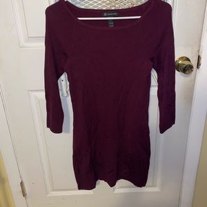 S Maroon INC Sweater Dress